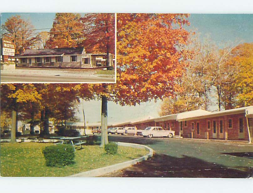 Unused Pre-1980 OLD CARS & WILDWOOD MOTEL Florence Kentucky KY : M0713