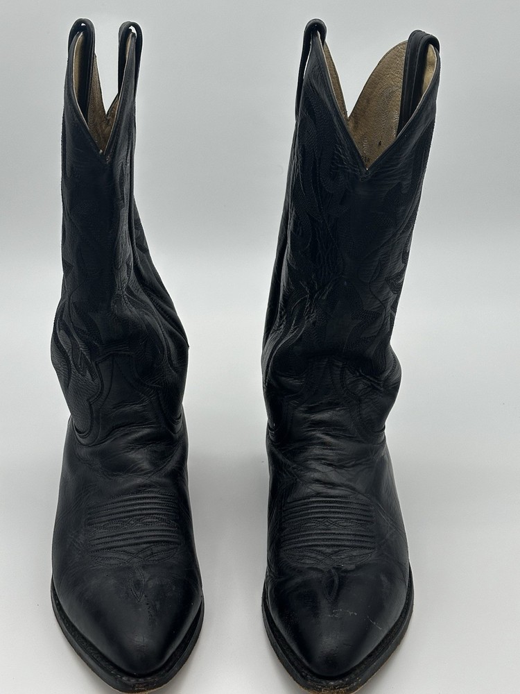 Dan Post Mens Cowboy Boots Size 10.5 D Style 2117 Black