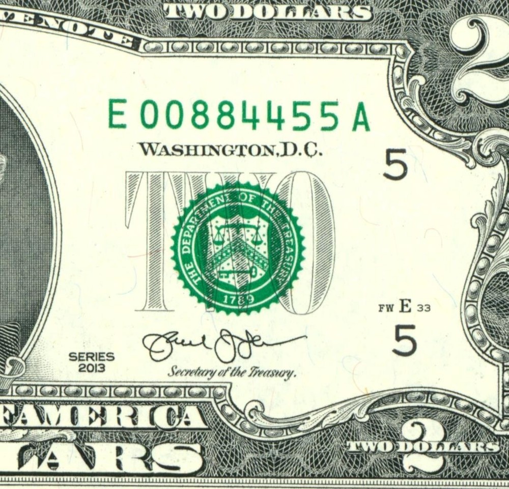 (( Multiple Pairs )) $2 2013 ((Choice Cu)) ((00884455)) Fancy Serial #