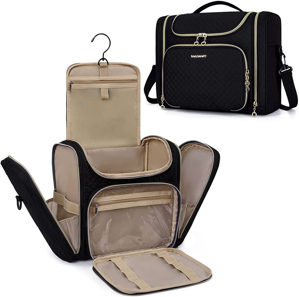 Water-Resistant Travel Toiletry Bag for Women - Cosmetic & Makeup Organizer
