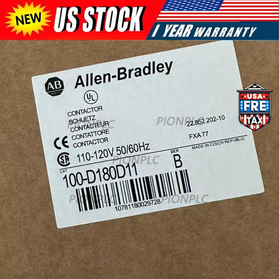 Sealed AB Allen-Bradley 100-D180D11 100D180D11  US Free Tax