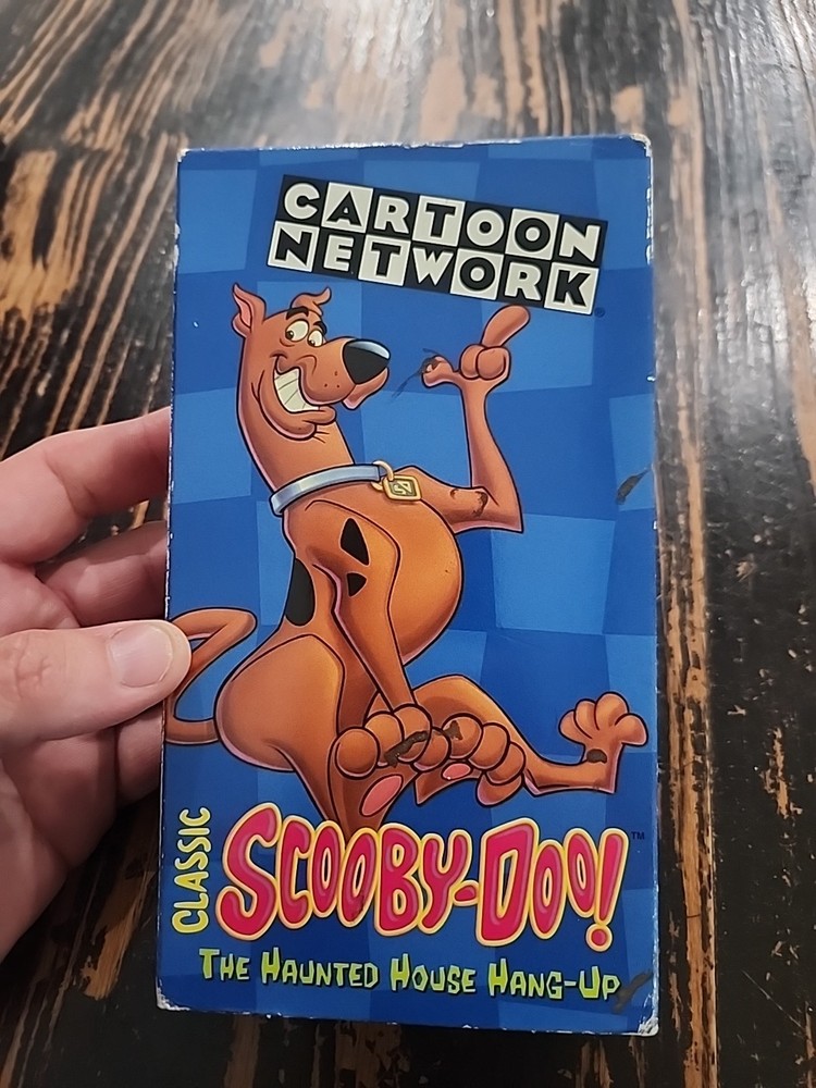 Scooby-Doo The Haunted House Hang-Up (VHS Tape 2001) Works Plus Cow And Chicken