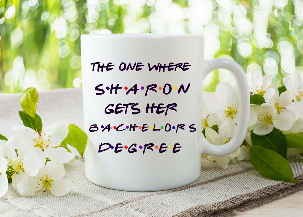 Personalized The One Where Bachelors Graduation Mug New Grad Mug Graduation Gift