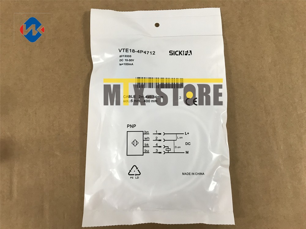 1PC Brand New Sick VTE18-4P4712 VTE184P4712 Sensor&Proximity Switch