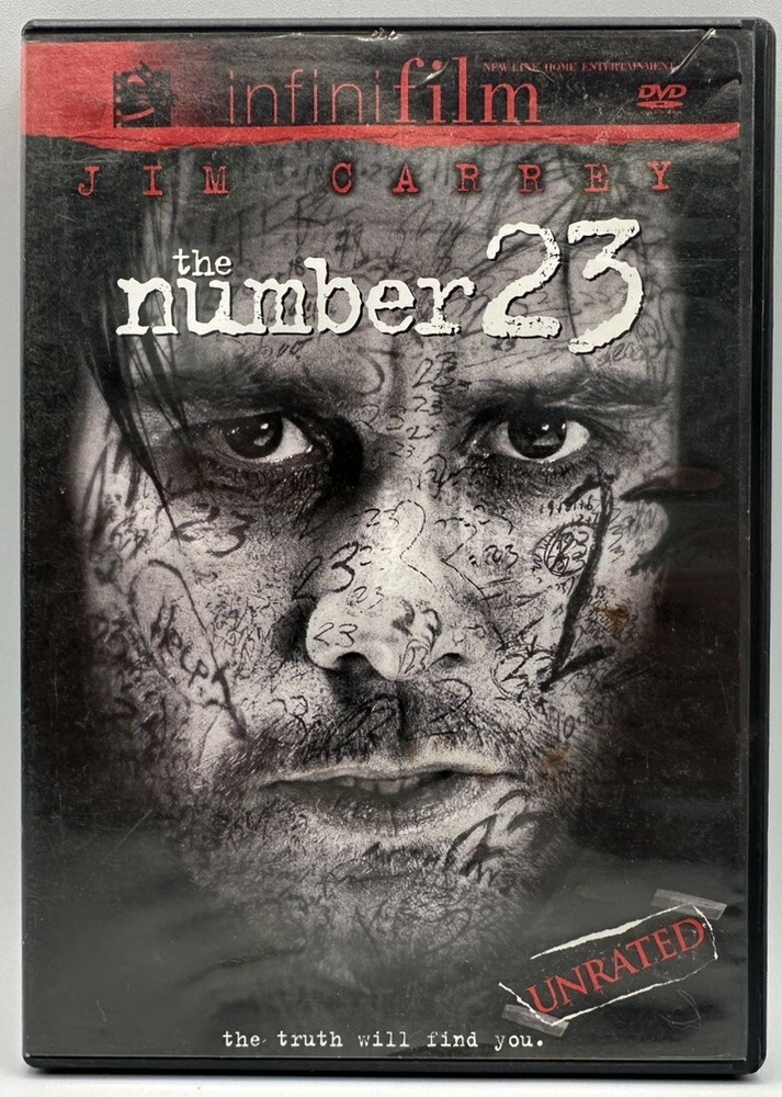 The Number 23 Infinifilm DVD  Jim Carrey Virginia Madden Danny Huston 2007