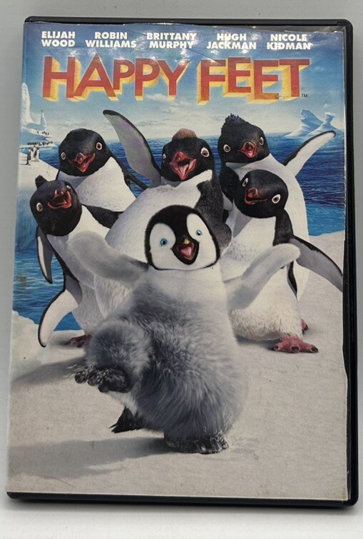 Happy Feet DVD Widescreen Elijah Wood Robin Williams Brittany Murphy 2006