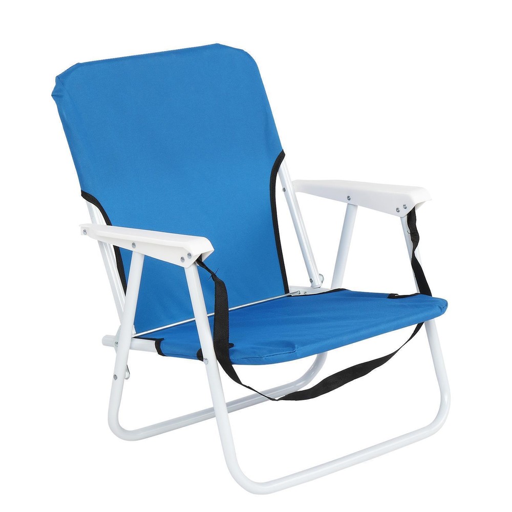 Portable Lightweight Blue Beach Chair for Camping & Backpacking