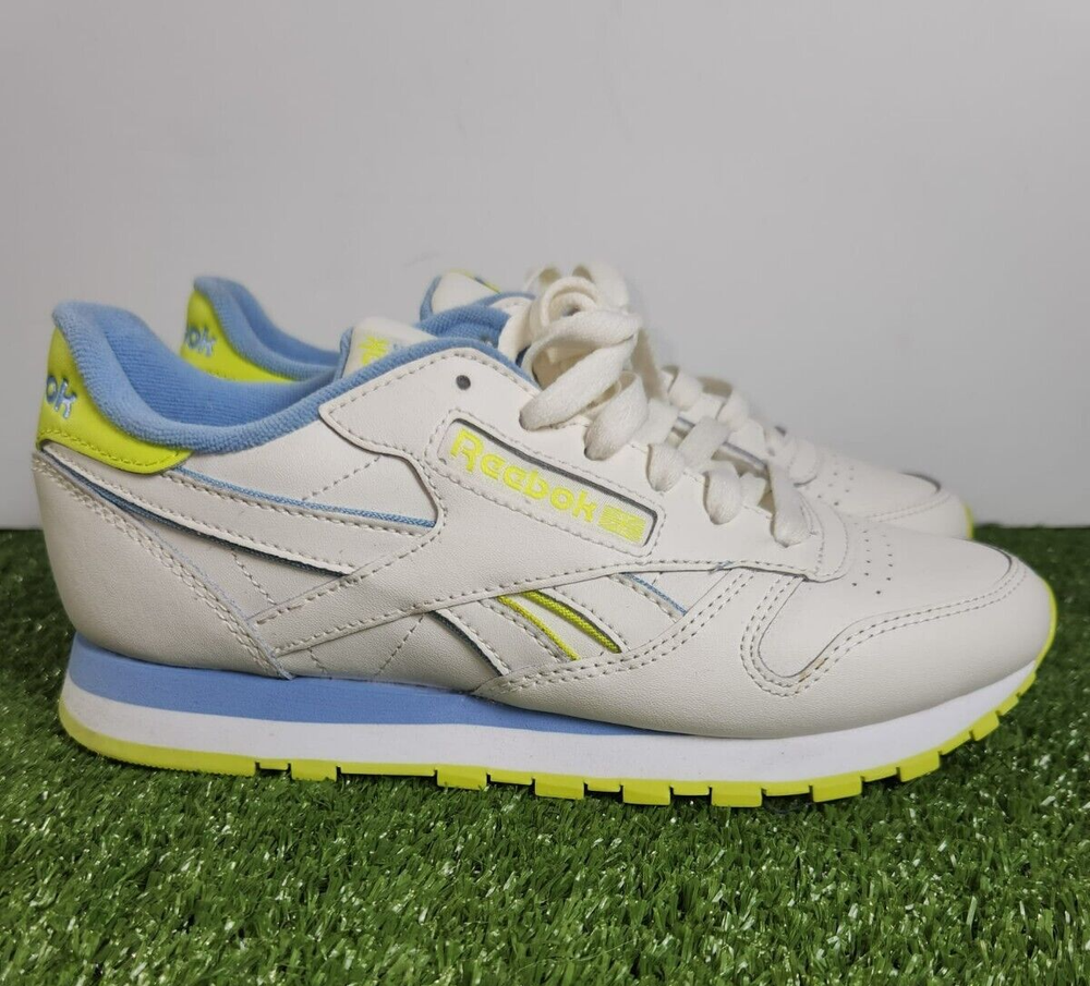 Reebok Classic Sneakers Womens 6.5 White EF3277 Lace Up Running Shoes