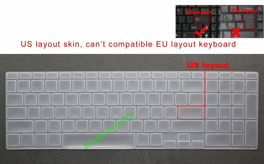 US Keyboard Skin Cover for HP Victus 16-D 16-E 15-FA Laptops