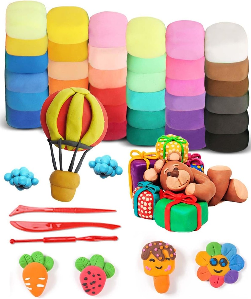 Air Dry Clay Magic kit, VANJETO 36 Colors Ultra 36 COLOR, 36