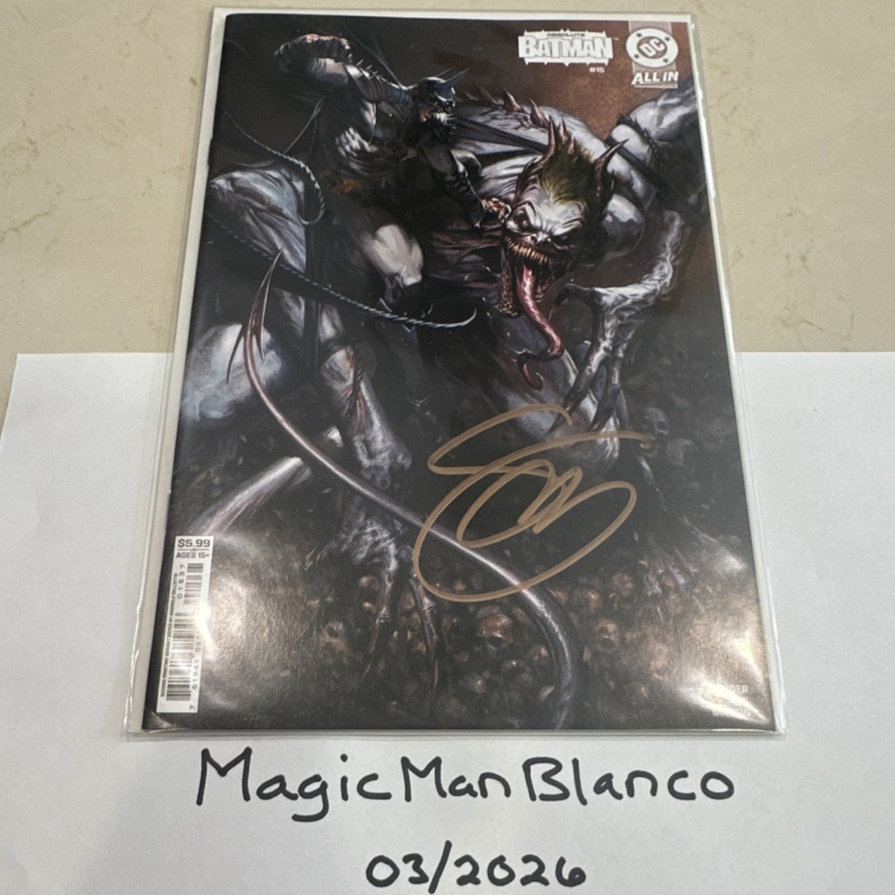 Absolute Batman #15 Gabriele Dellotto Second Printing SIGNED BY Scott Snyder COA