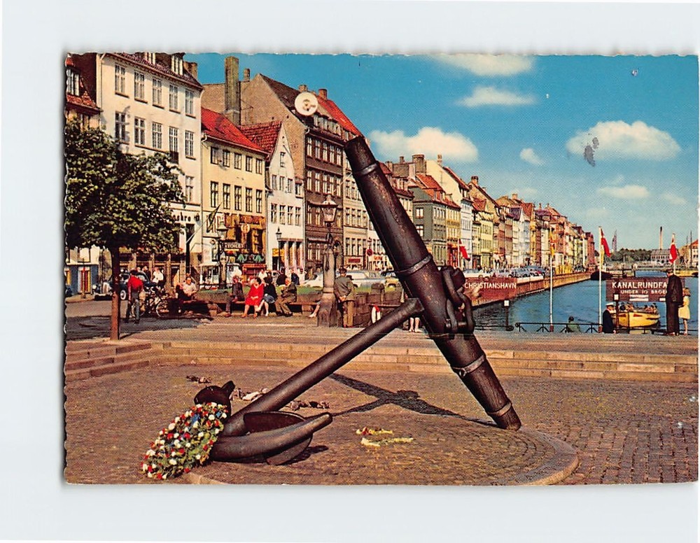 Postcard Nyhavn Copenhagen Denmark