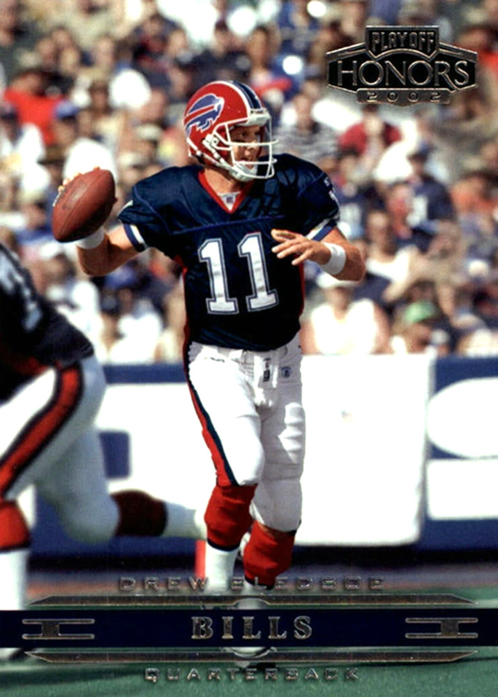 2002 Playoff Honors #8 Drew Bledsoe Buffalo Bills