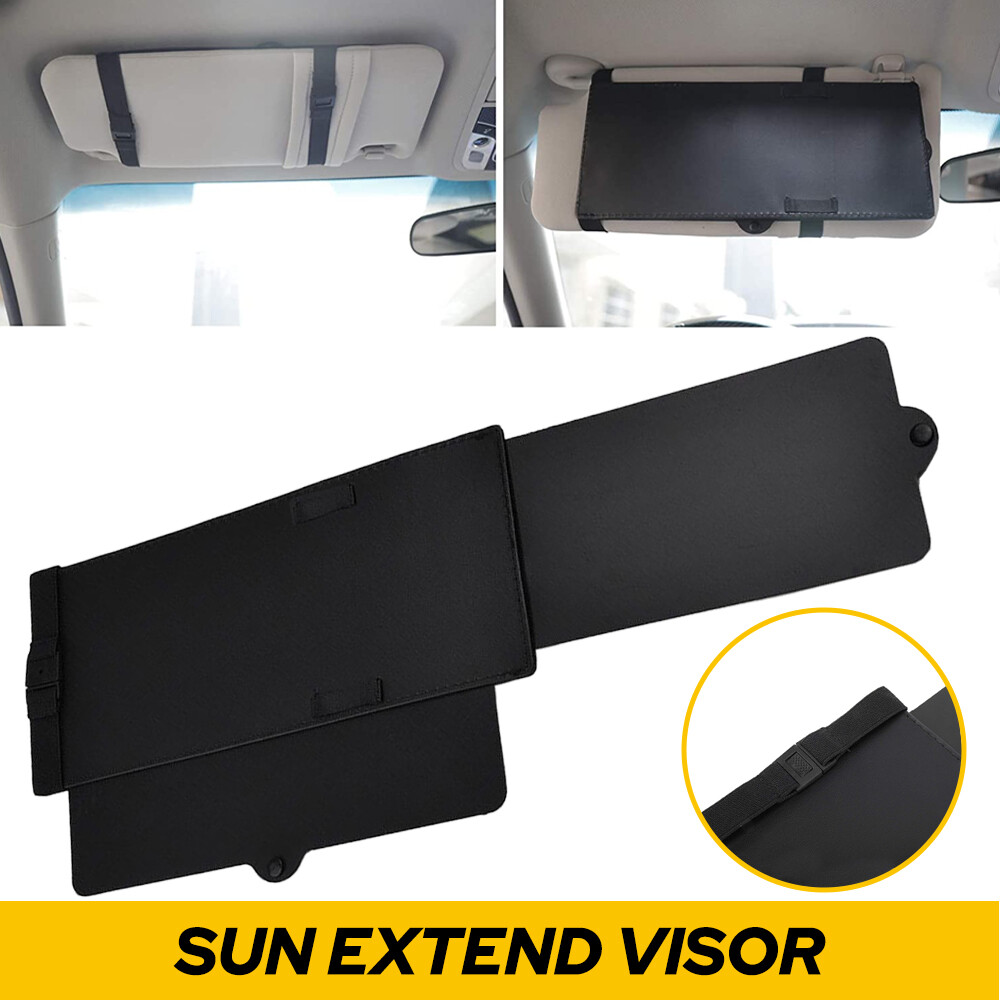 LH RH Sun Shade Extender Anti-Glare Visor Cover for Driving High Quality