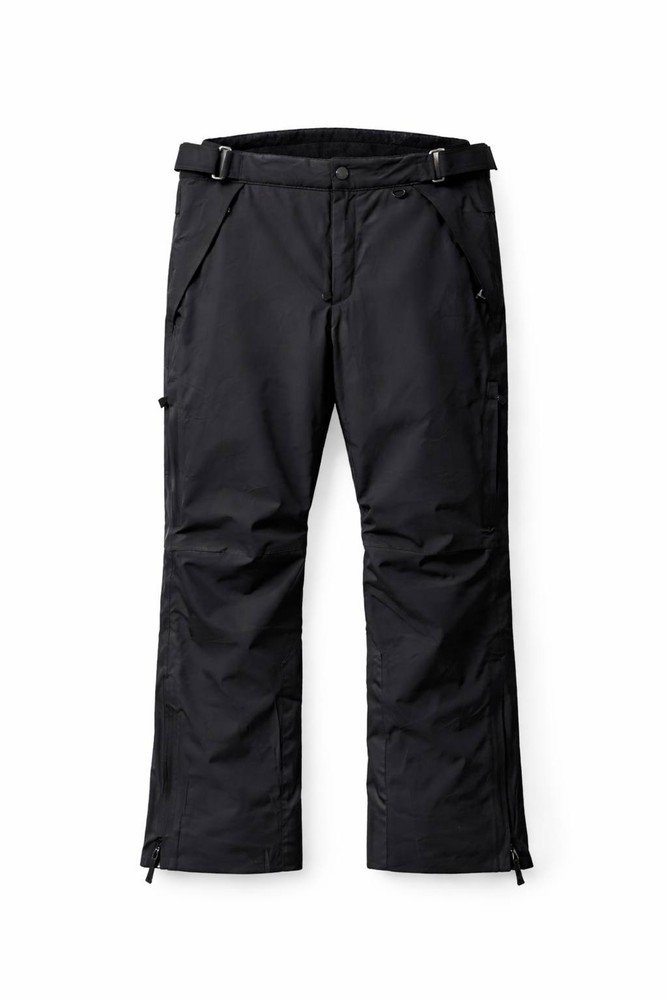 Moncler Grenoble Black Technical Pants Belted Utility Ski Size XLarge
