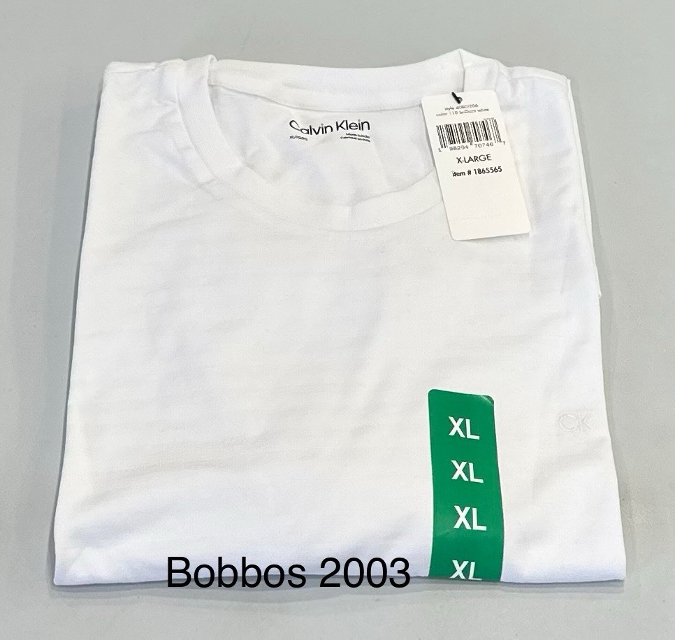 Calvin Klein Men's Smooth Cotton Liquid Touch Crewneck T-Shirt, White, Size XL