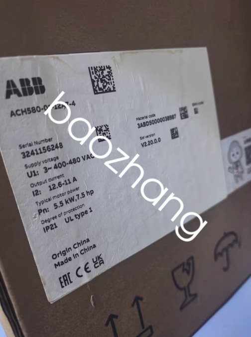 1PCS NEW ABB frequency converter ACH580-01-12A7-4 By DHL or FedEX