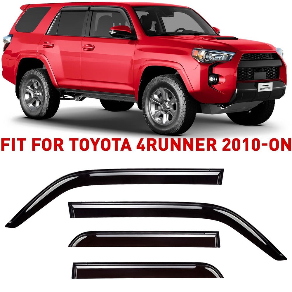 Rain Guards Vent Visors Shade for 2010-2024 Toyota 4Runner SHATTERPROOF