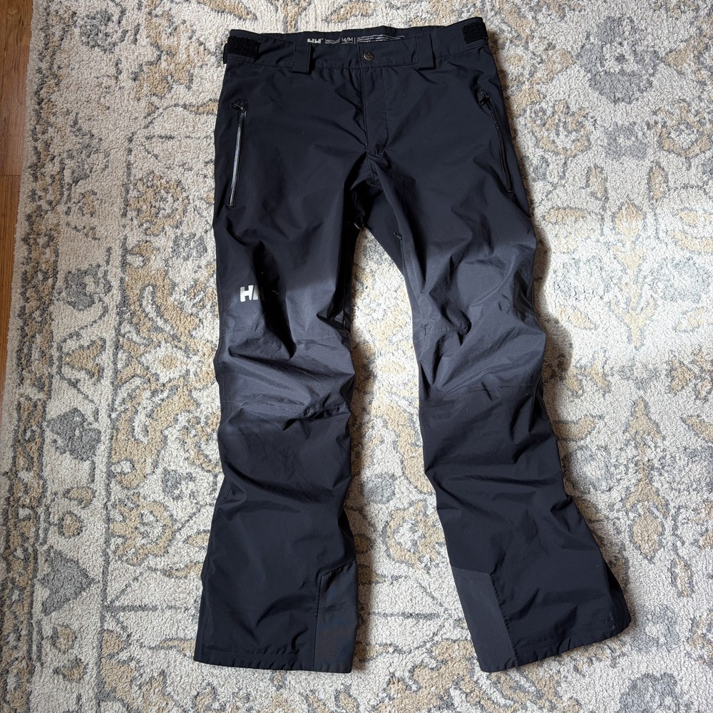 helly hansen legendary pants mens M black insulated ski snow waterproof