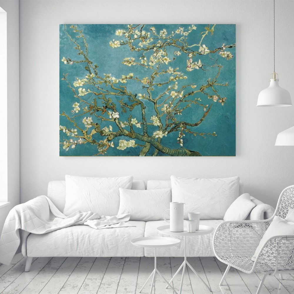 The Almond Tree Blossom Oil Paint Silk Canvas Poster Van Gogh Art Unframed A547