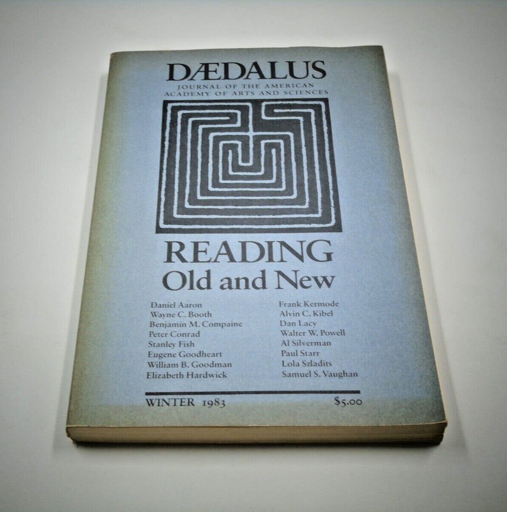Daedalus Reading Old And New Winter '83 American Academy Of Arts Sciences PB-image