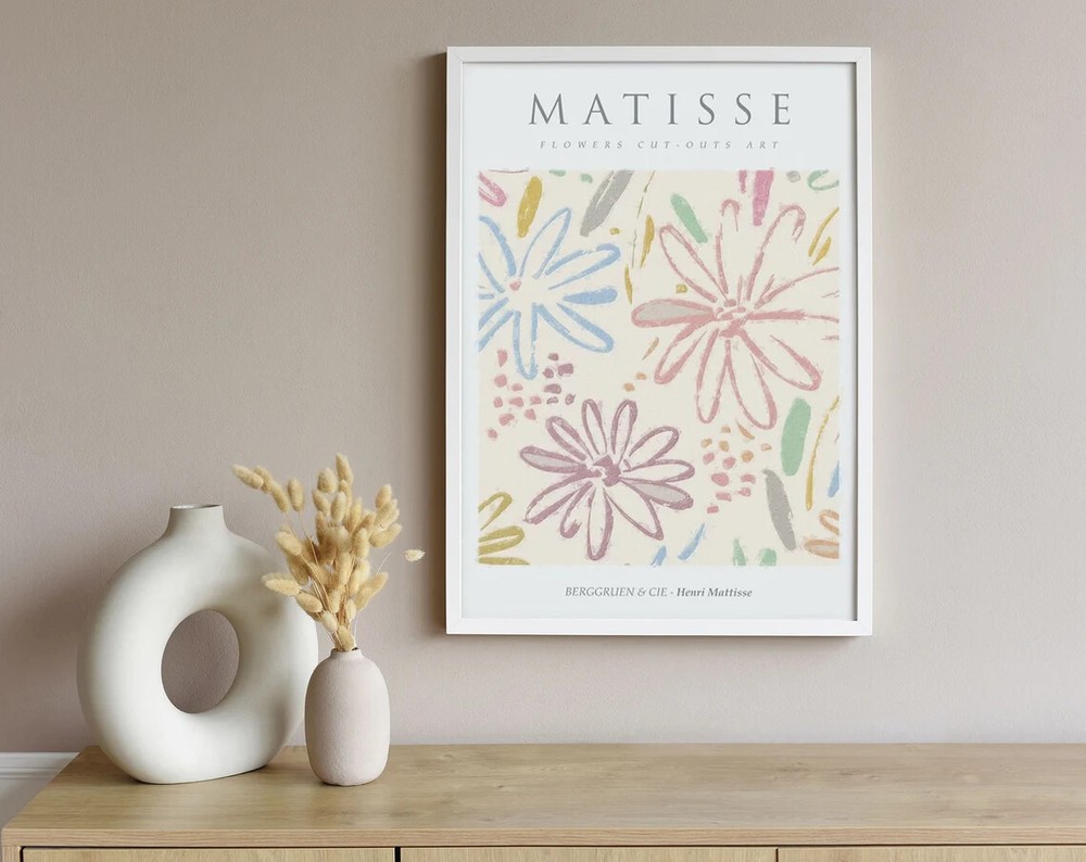 Berggruen & Cie by Marisse Flowers Poster Premium Quality Choose your Size