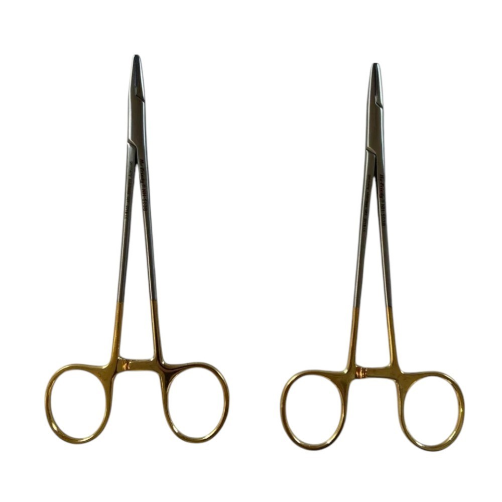 2 Hu-Friedy NH5038 Crile Wood Perma Sharp Needle Holder 6