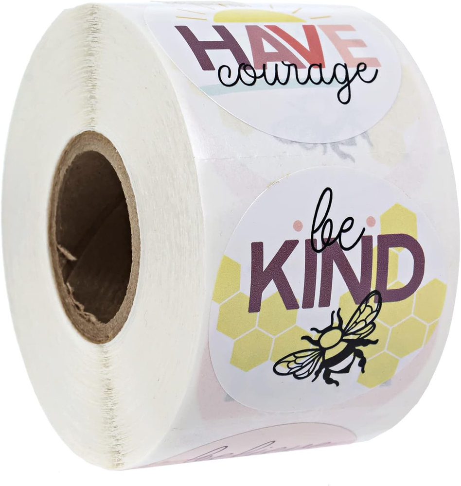 Kindness and Good Vibes Sticker Assortment / 6 Alternating Motivational Sayings