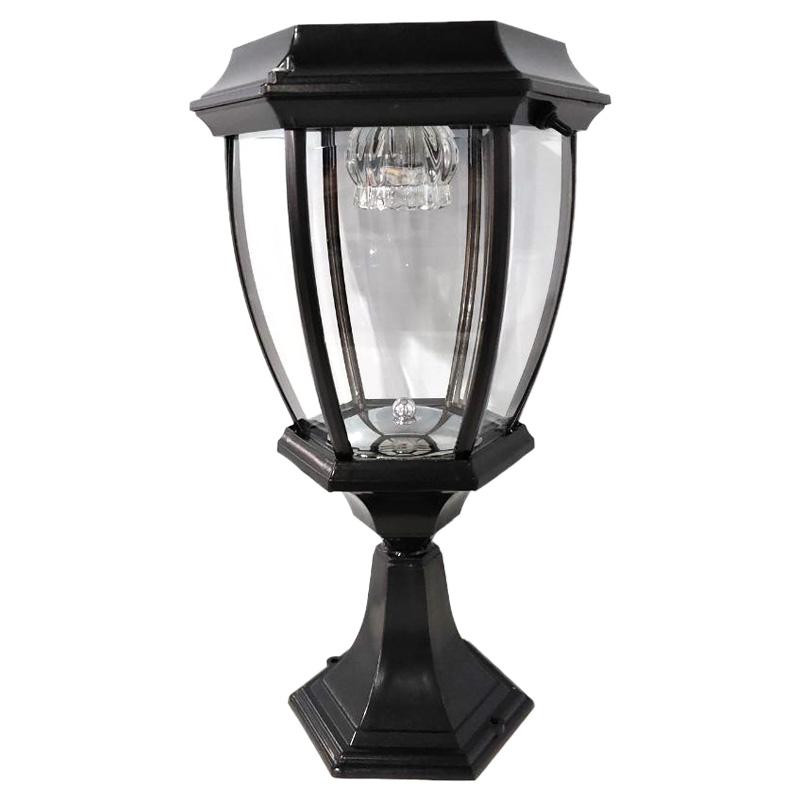 Waterproof Solar-Powered Outdoor Landscape Pillar Light for Garden and Yard