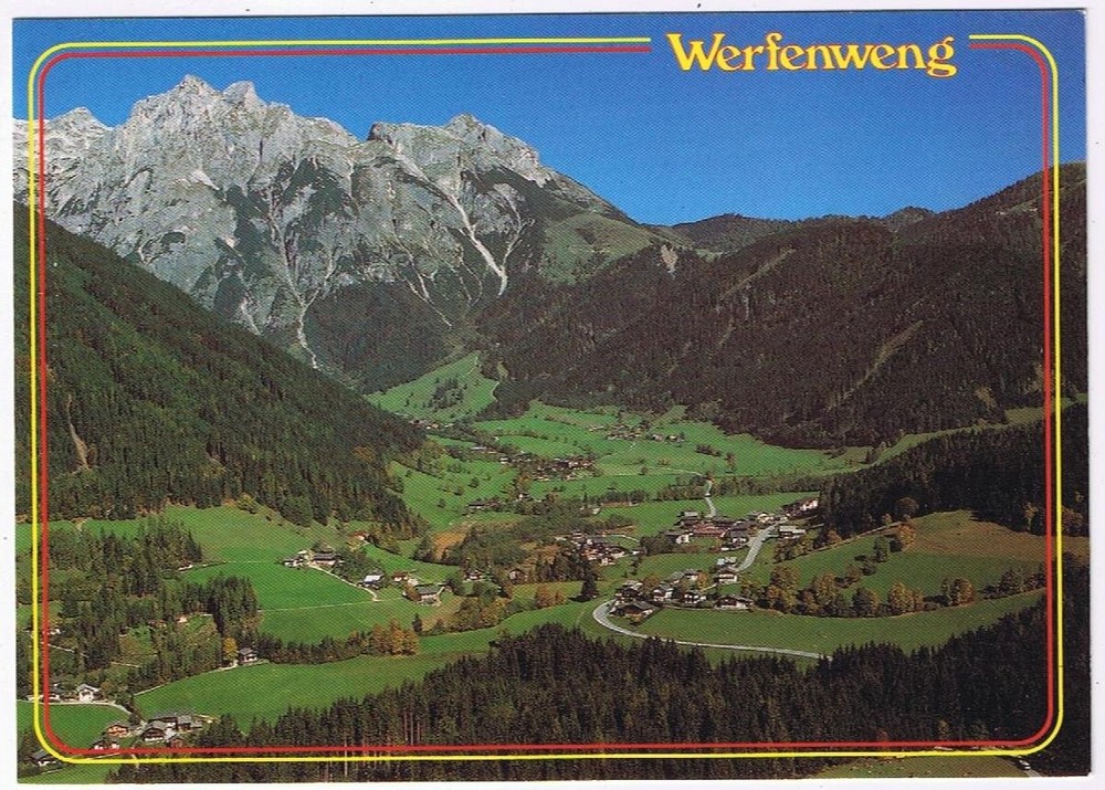 Austria Postcard Werfenweng mit Tennengebirge Ruhe und Erholung