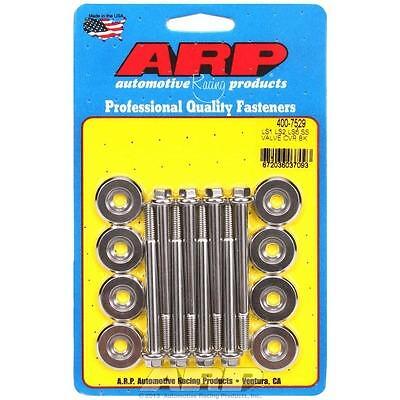 Arp 400-7529, Set of 8 Polished Stainless Steel Valve Cover Bolt Kit 6Pt Fits Gm