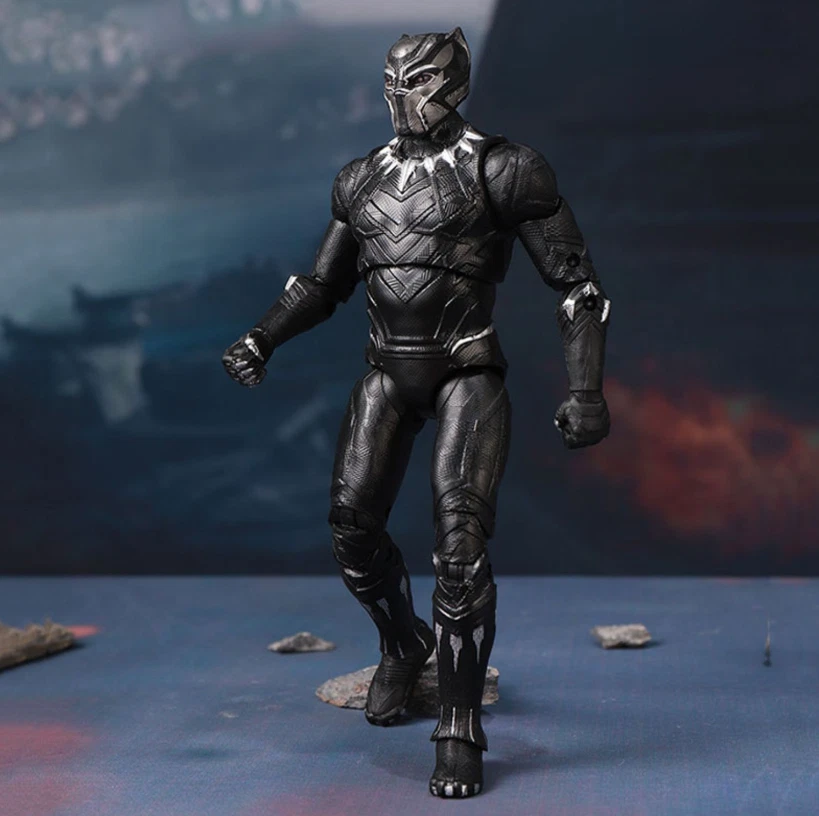 Black Panther Marvel Avengers Legends 7-Inch Action Figure for Kids  