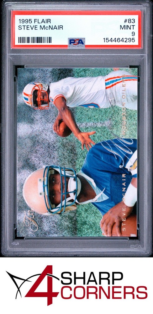 1995 FLAIR #83 STEVE McNAIR RC OILERS PSA 94SC: Leading the industry in consignment services!