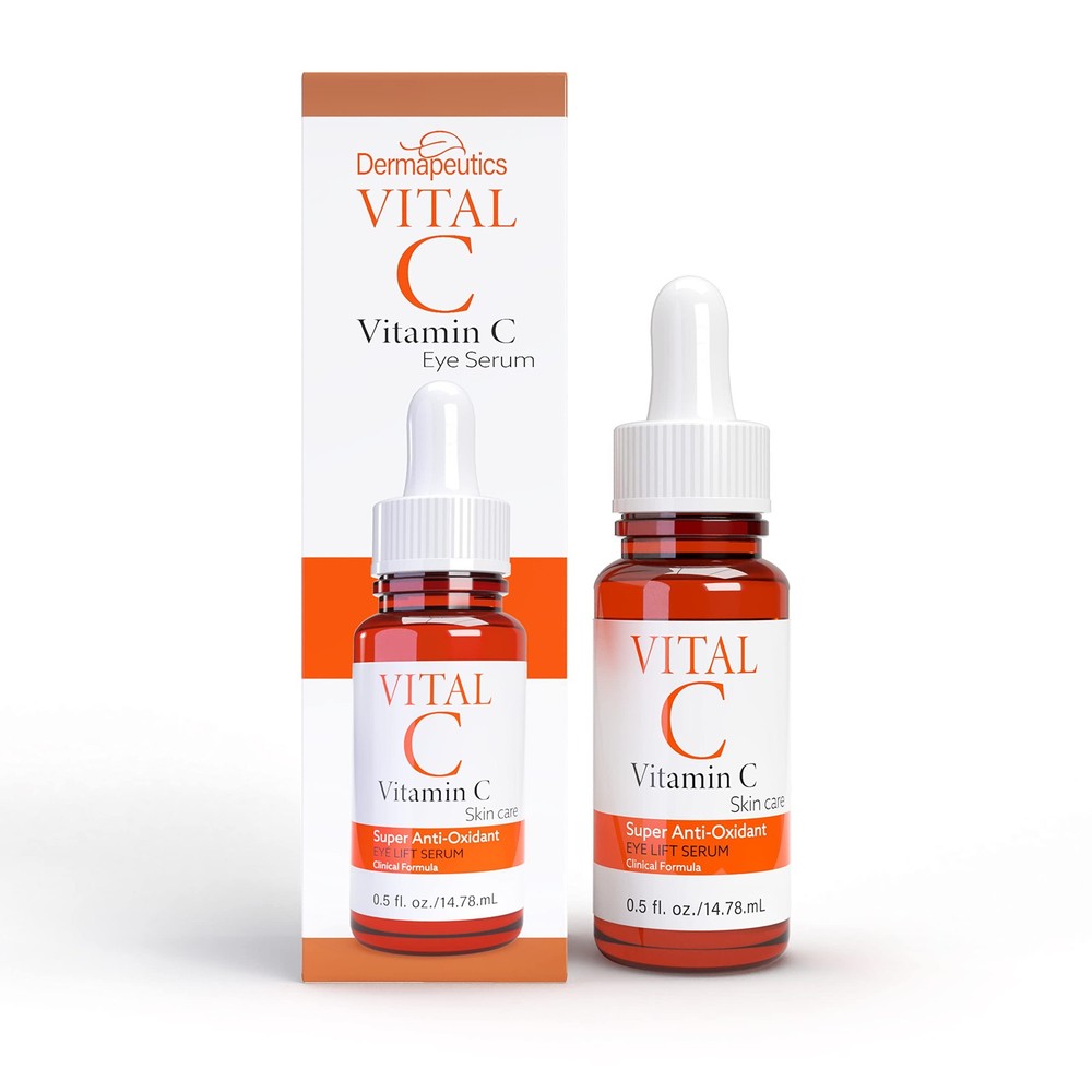Vital C Vitamin C Serum for Eyes, 0.5 ounces | Anti Aging & Anti Wrinkle | Li...