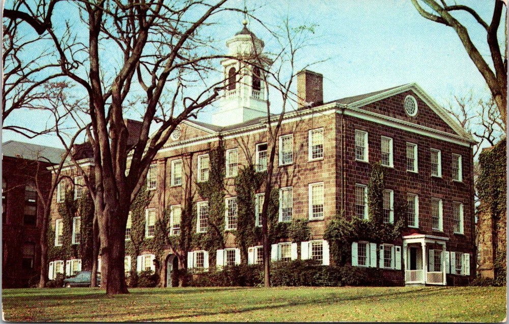 1952 Old Queens at Rutgers University New Brunswick New Jersey Vintage Postcard
