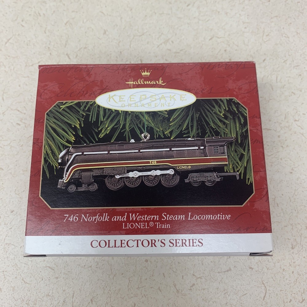 Hallmark Keepsake Train Ornament Lionel 746 Norfolk Western Steam Locomotive