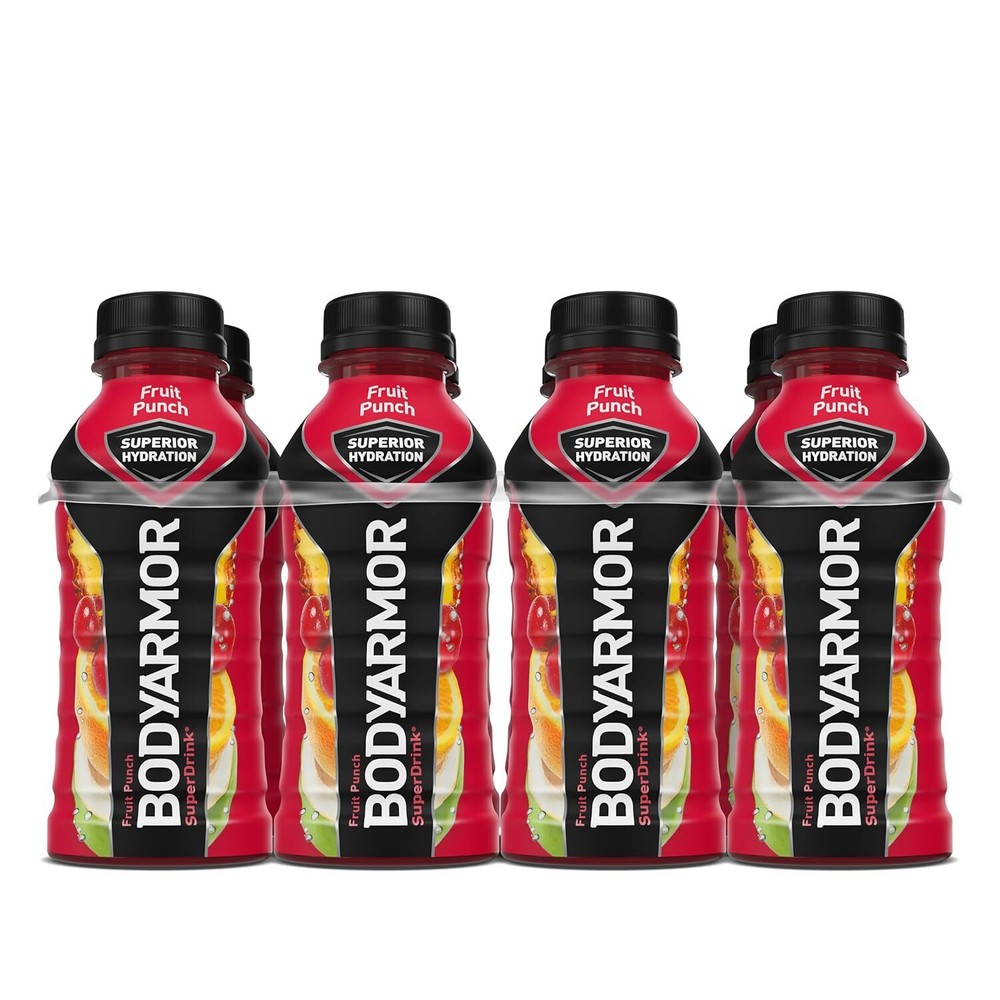 BODYARMOR Sports Drink Sports Beverage, Fruit Punch, 12 Fl Oz (Pack of 8)