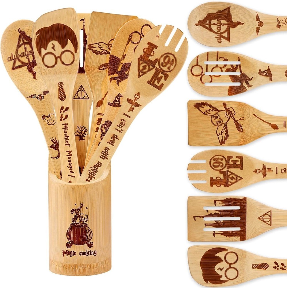 Harry Gifts for Women Kitchen Accessories Wooden Spoons for Cooking Utensils ...