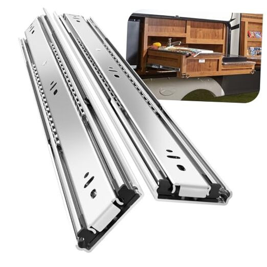 1 Pair Heavy Duty Drawer Slides 12 14 16 18 20 22 24 26 28 30 32 34 36 38 40