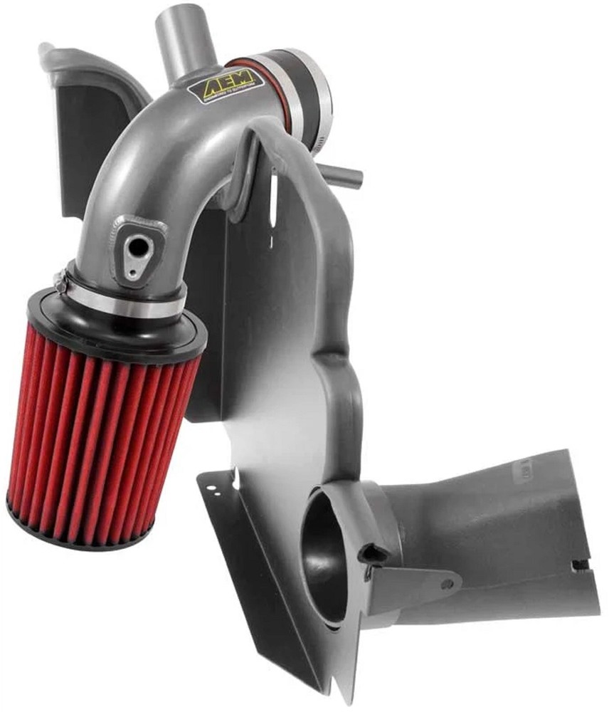 AEM 21-730C Gray Aluminum Cold Air Intake for 13-16 Hyundai Genesis Coupe V6