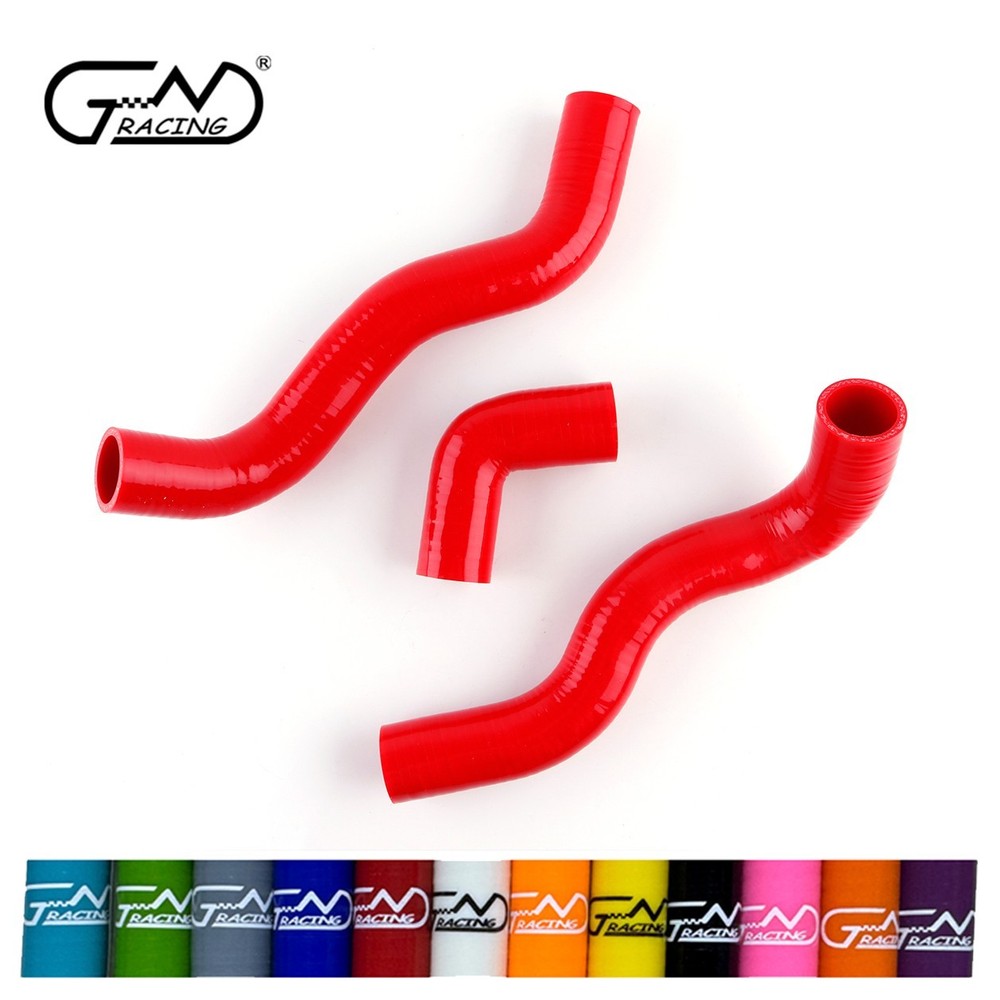 Fit For FIAT UNO 1.3i TURBO MK1 1985-1991 Silicone Radiator Coolant Hose Kit Red