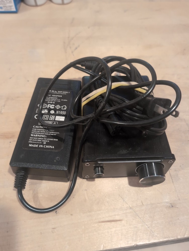 SMSL SA50 50Wx2 CLASS D AMP WITH ADAPTER TESTED WORKING