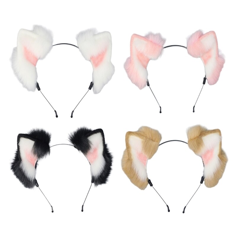 Halloween Ear Headband Girl Makeup Hairband Cosplay Anime Character Headband