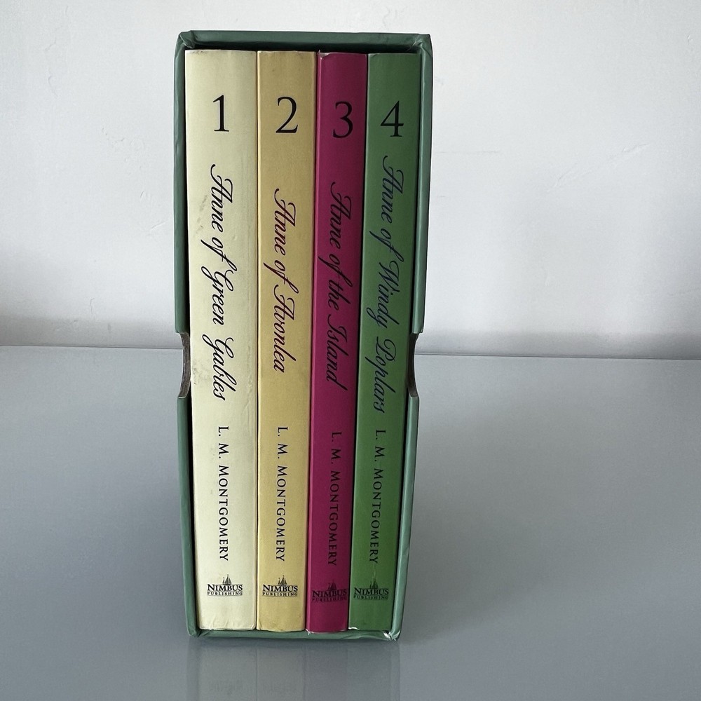 Anne of Green Gables Box Set Books 1-4 Lucy Maud Montgomery Paperback Set