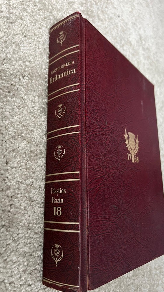 1768 Encyclopedia Britannica Volume 18 Hardback 1966 Vintage Edition
