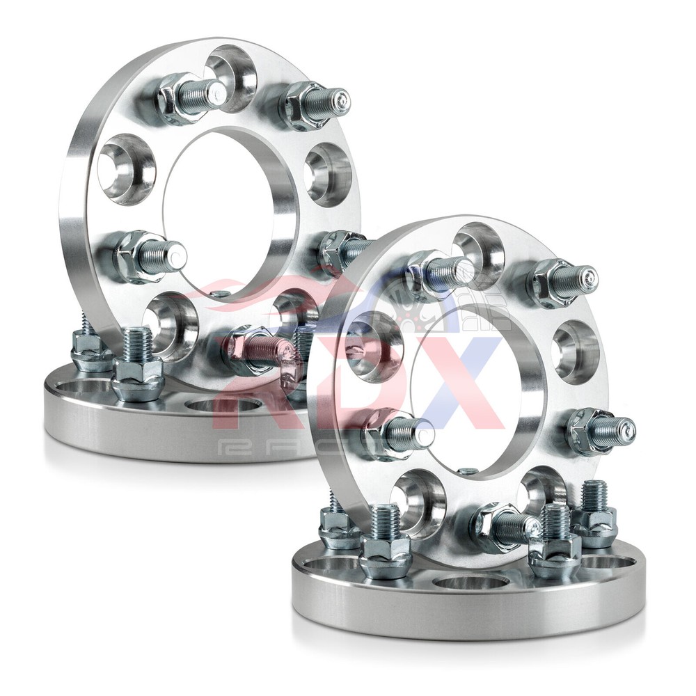 4pc 5x130 to 5x112 25mm Wheel Adapters 6061-T6 12x1.5 Thread 1 Inch Hub