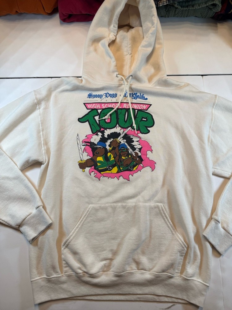 Snoop Dogg & Wiz Khalifa Official High School Reunion Tour Hoodie Large