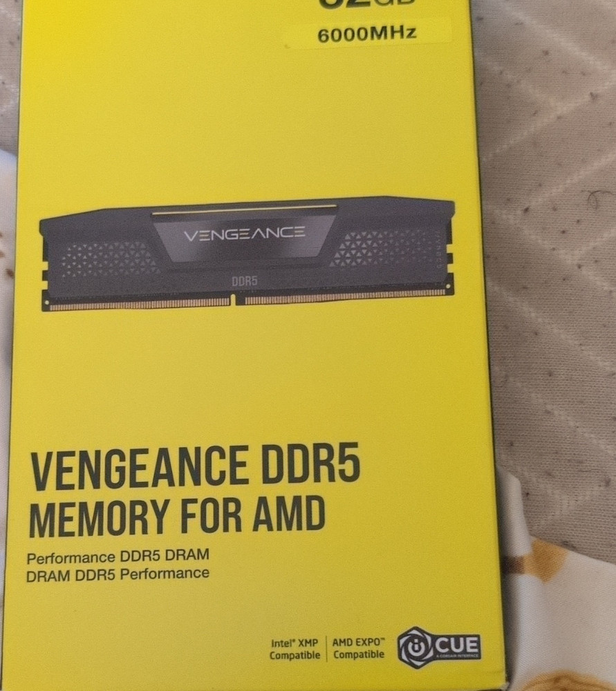 Corsair Vengeance DDR5 32GB (2x16GB) 6000MHz DIMM AMD EXPO XMP