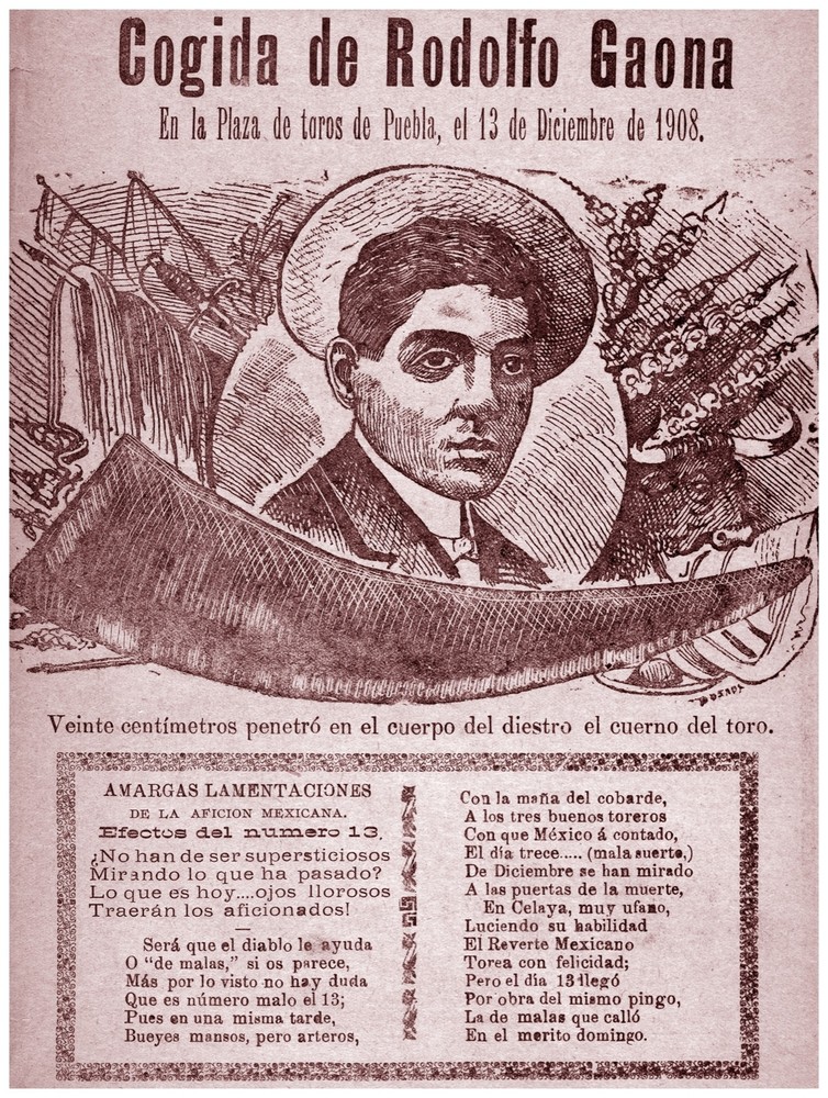 Decor Poster. Fine Graphic Art Design. Rodolfo Gona. Mexican History News. 1064