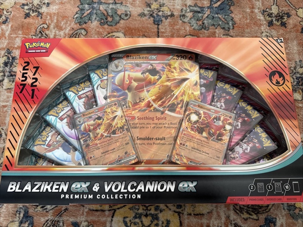Pokémon TCG: Blaziken ex & Volcanion ex Premium Collection